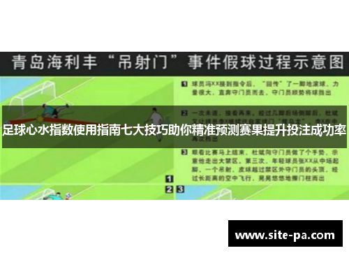 足球心水指数使用指南七大技巧助你精准预测赛果提升投注成功率