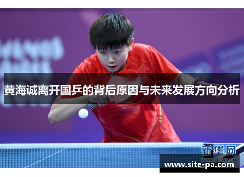 黄海诚离开国乒的背后原因与未来发展方向分析